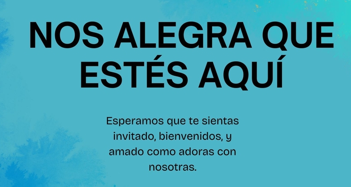 Nos alegra que estés aquí