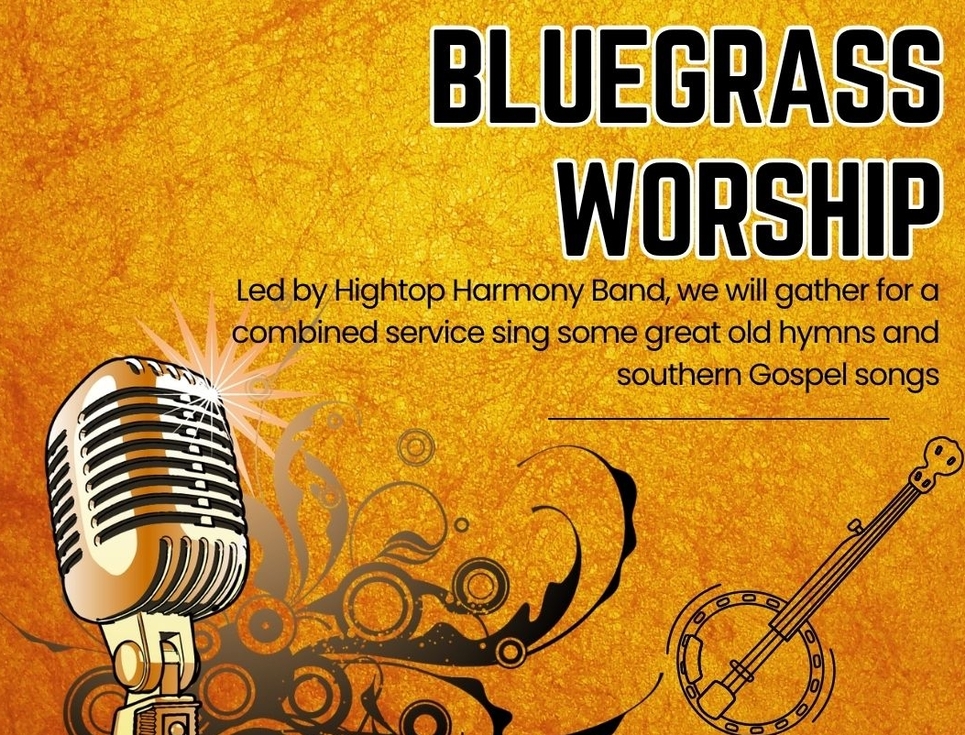 Join us for Bluegrass Worship this Sunday!