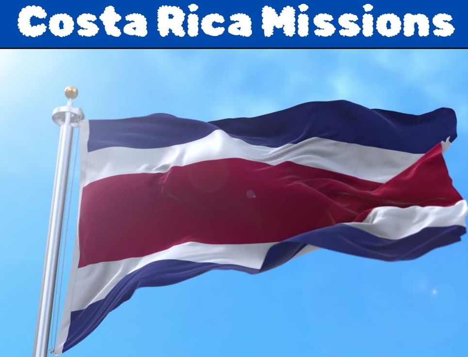 Costa Rica Missions Prayer Calendar